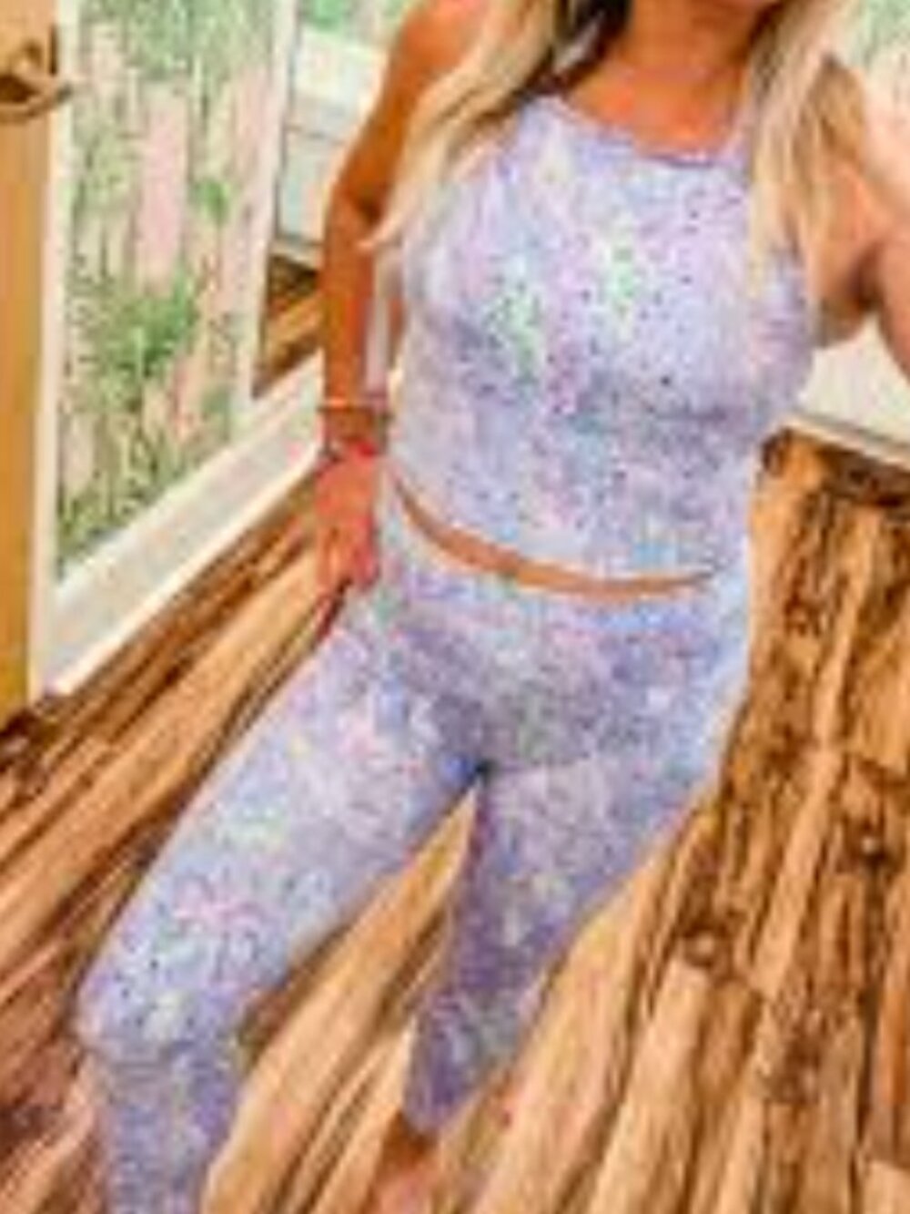 Lilly pulitzer cheetah print workout out set large! - Picture 3 of 6